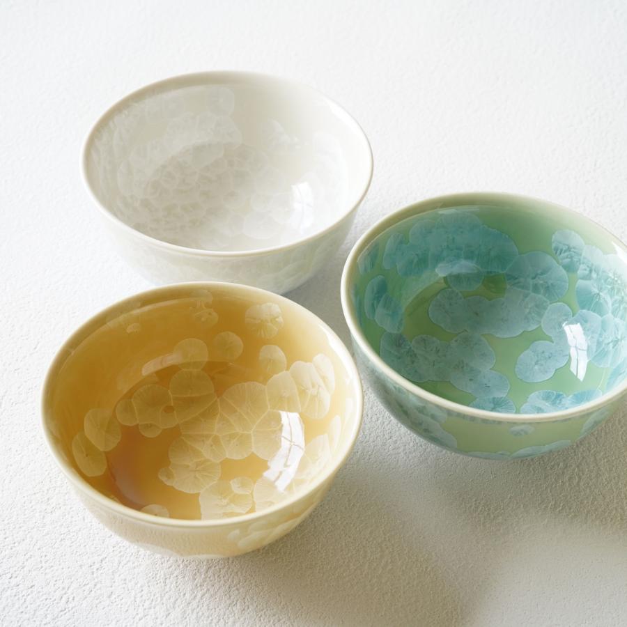 ＜陶あん＞花結晶　茶碗（金花）