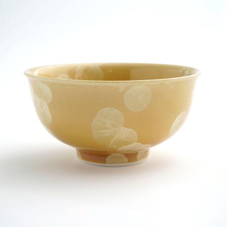＜陶あん＞花結晶　茶碗（金花）