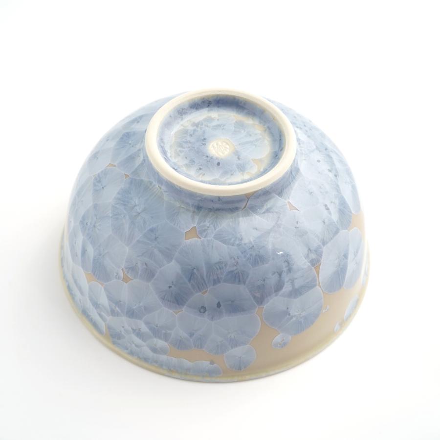 ＜陶あん＞花結晶　茶碗（銀花）