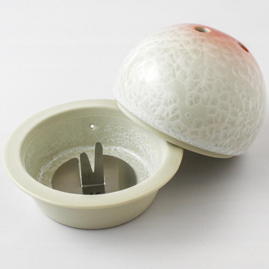 ＜＝K+＞蚊やり器　京ごおり　花結晶　赤