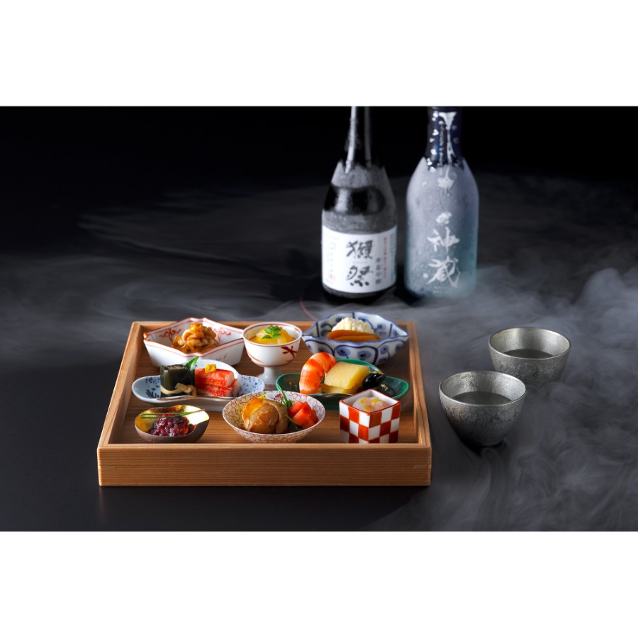<下鴨茶寮>酒肴おせち 冷凍一段お酒付き(冷凍/2人前)【12月29・30日お届け】