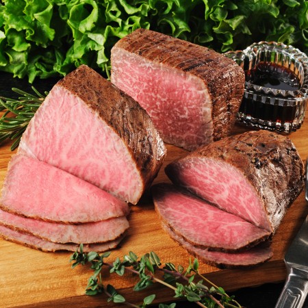 ＜踊るローストビーフ　ともや＞京都府産「黒毛和牛」ローストビーフ3種セット（ランプ・イチボ・モモ）各100g（計300g）