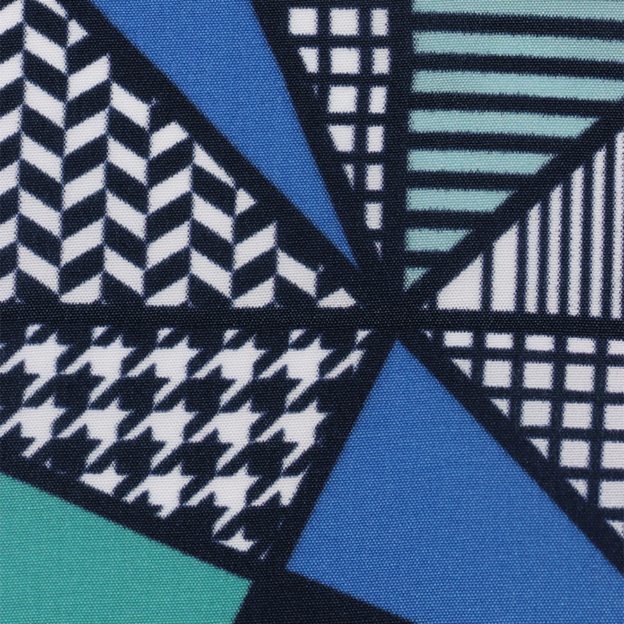 ＜MACOOL＞シルクスカーフTSURU Wblue65