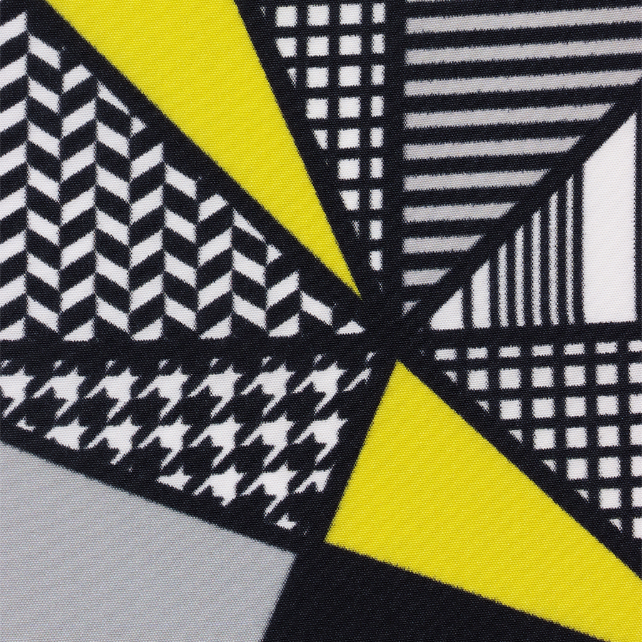 ＜MACOOL＞シルクスカーフTSURU yellow65