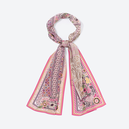 ＜MACOOL＞シルクスカーフITO pink150