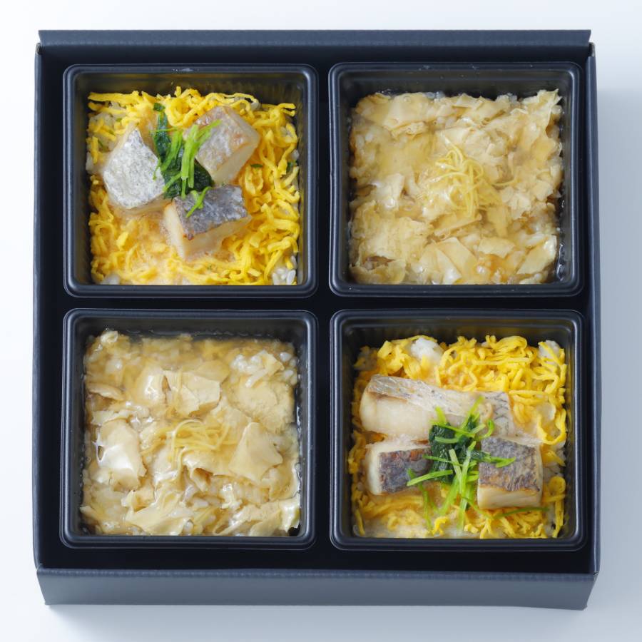 ＜京都吉兆＞「贅沢御飯 2種」（鯛・湯葉）各2個（計4個）