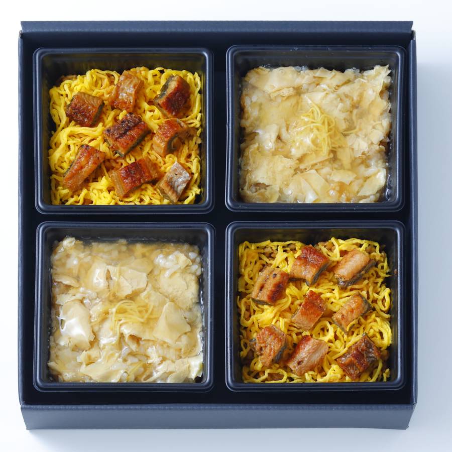 ＜京都吉兆＞「贅沢御飯 4種」（鰻・湯葉・鯛・鶏）各2個（計8個）