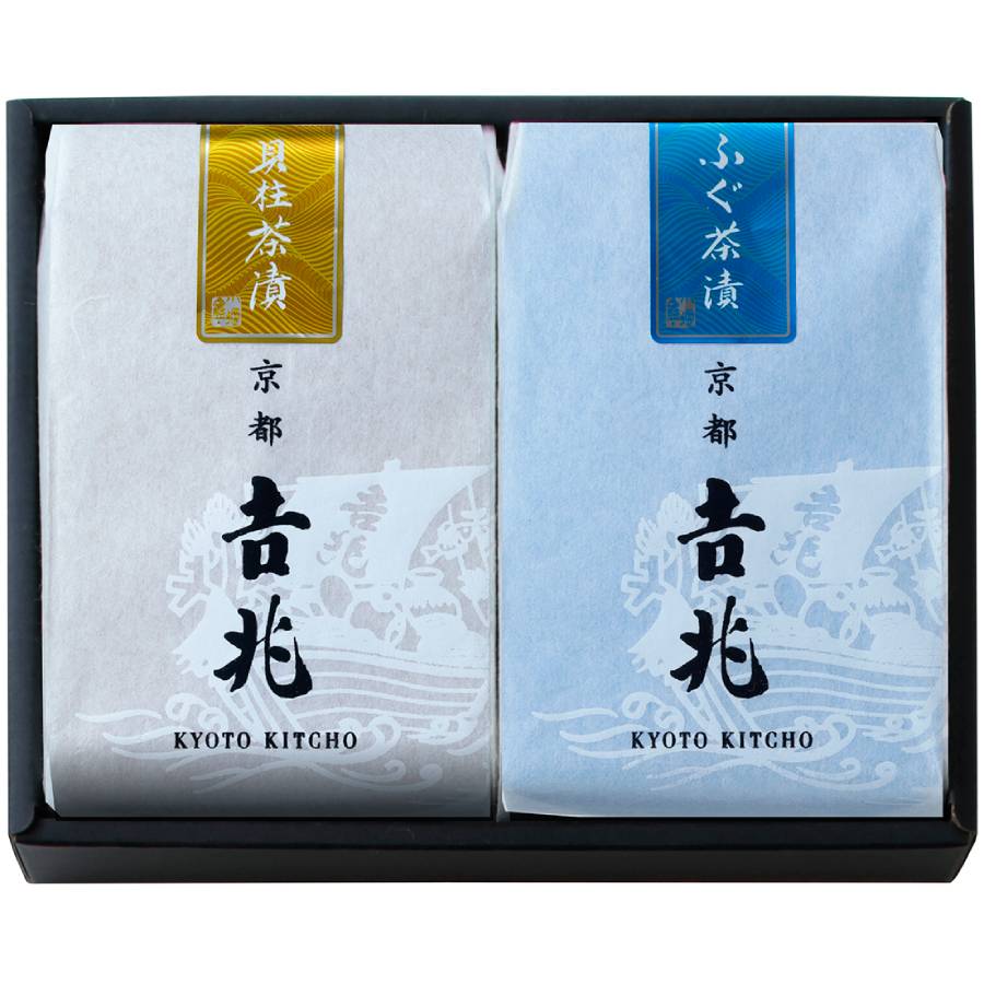 ＜京都吉兆＞「贅沢茶漬 ２種」（貝柱・ふぐ）各2人前（計4人前）