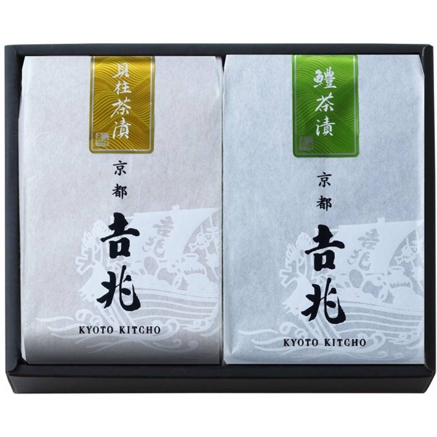 ＜京都吉兆＞「贅沢茶漬 ２種」（貝柱・鱧）各2人前（計4人前）