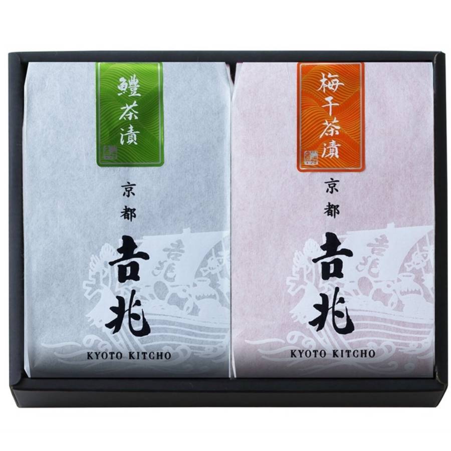 ＜京都吉兆＞「贅沢茶漬 ２種」（鱧・梅干）各2人前（計4人前）