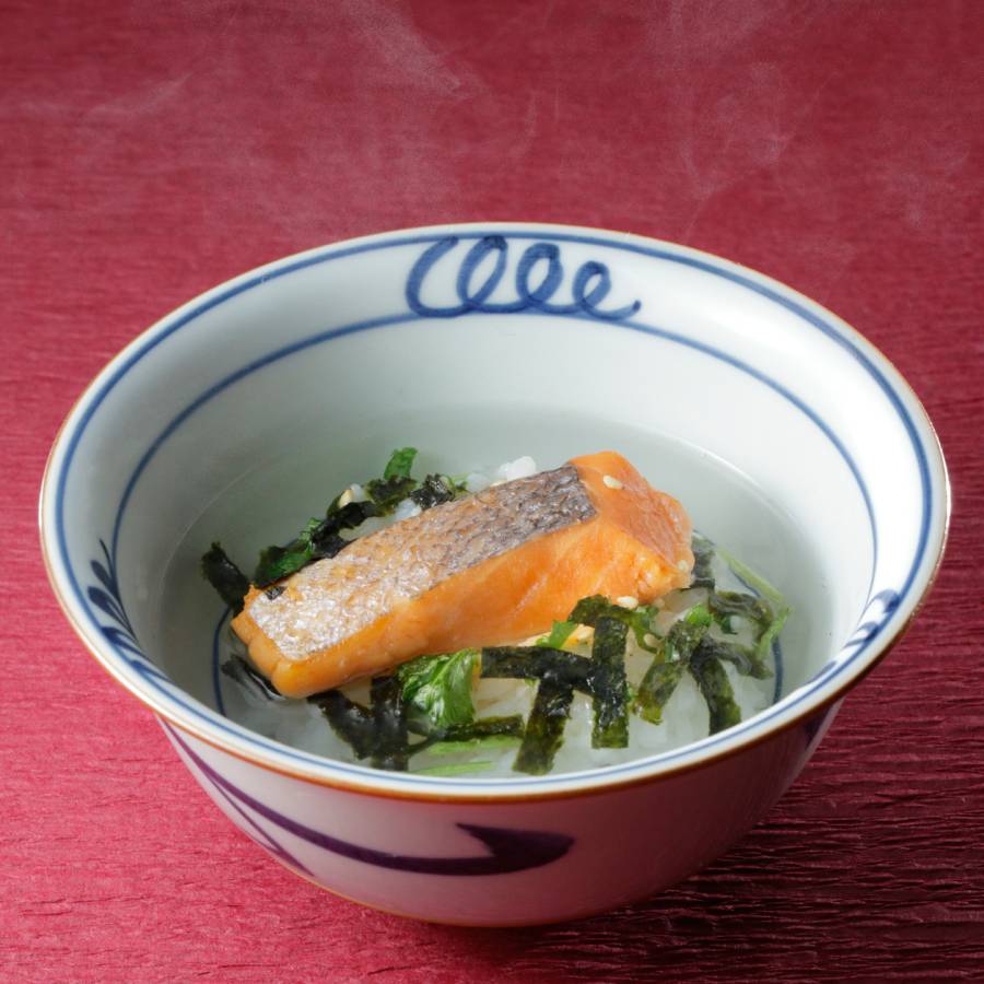 ＜京都吉兆＞「贅沢茶漬 ２種」（鮭・さざ波）各2人前（計4人前）