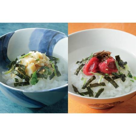 ＜京都吉兆＞「贅沢茶漬 ２種」（ふぐ・梅干）各2人前（計4人前）