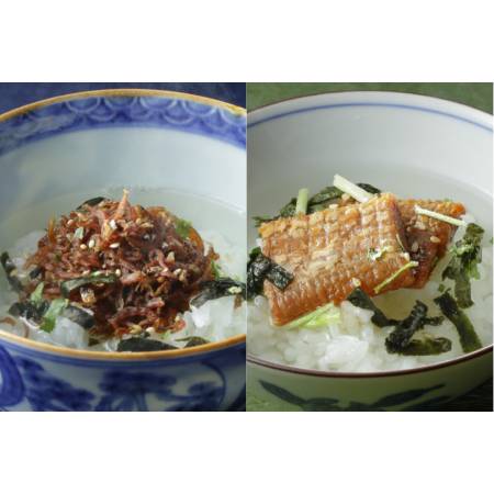 ＜京都吉兆＞「贅沢茶漬 ２種」（さざ波・鱧）各2人前（計4人前）