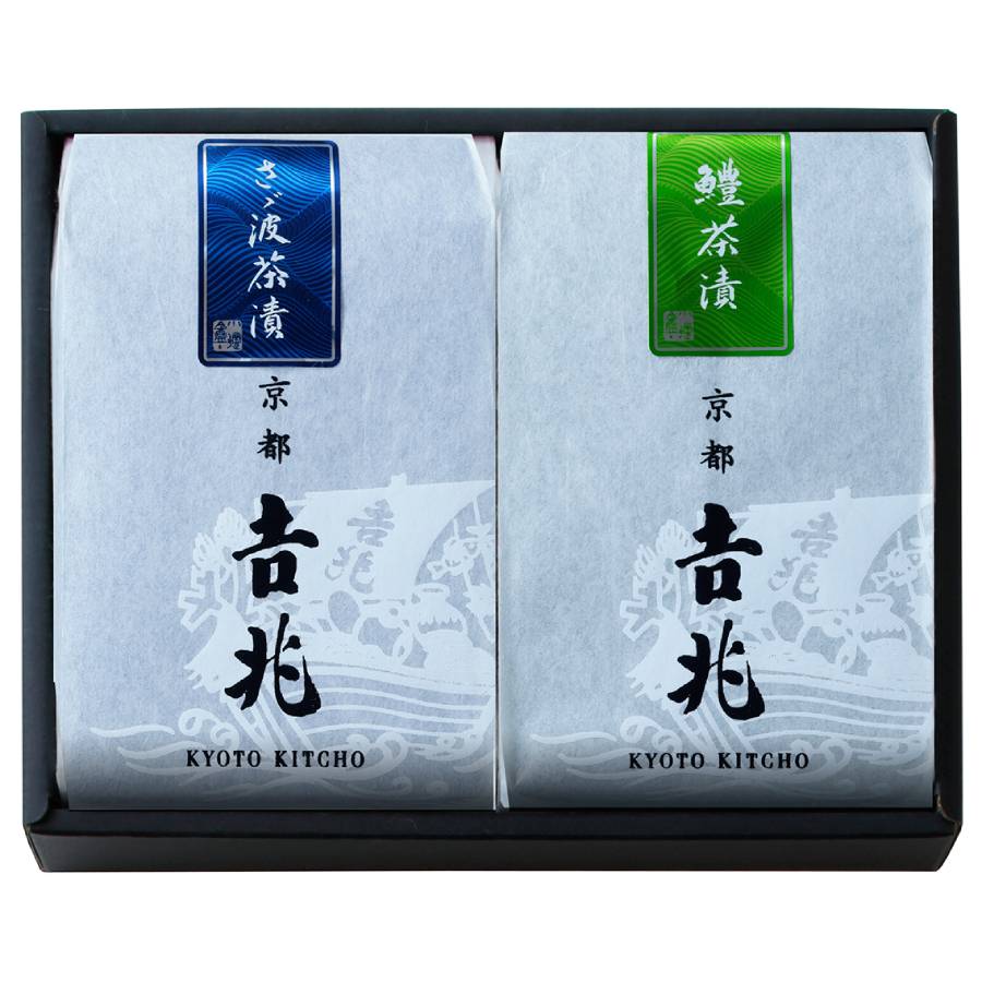 ＜京都吉兆＞「贅沢茶漬 ２種」（さざ波・鱧）各2人前（計4人前）