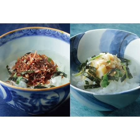 ＜京都吉兆＞「贅沢茶漬 ２種」（さざ波・ふぐ）各2人前（計4人前）
