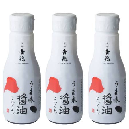 ＜京都吉兆＞「うま味醤油」3本入