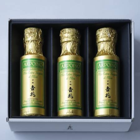 ＜京都吉兆＞「エキストラヴァージン オリーブオイル」3本入　