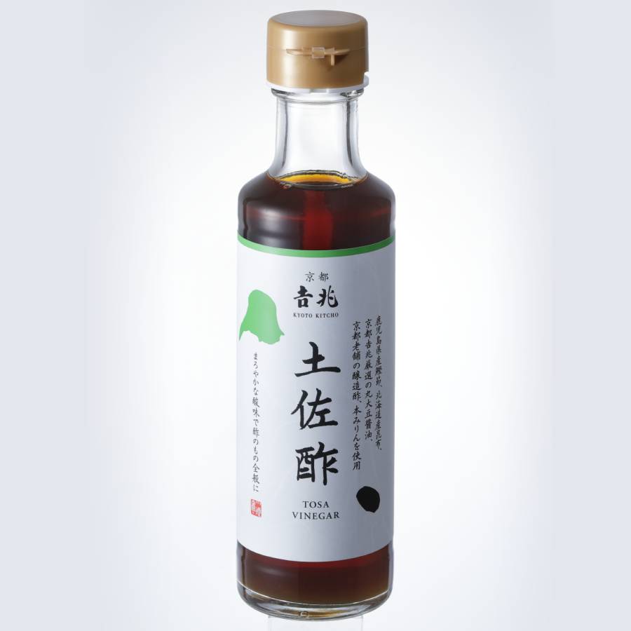 ＜京都吉兆＞「調味料3種詰合せ」（土佐酢・おろしぽん酢・うまだし）各1本（計3本）