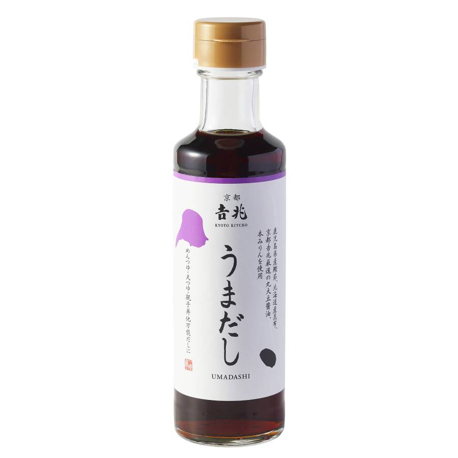 ＜京都吉兆＞「調味料3種詰合せ」（土佐酢・おろしぽん酢・うまだし）各1本（計3本）