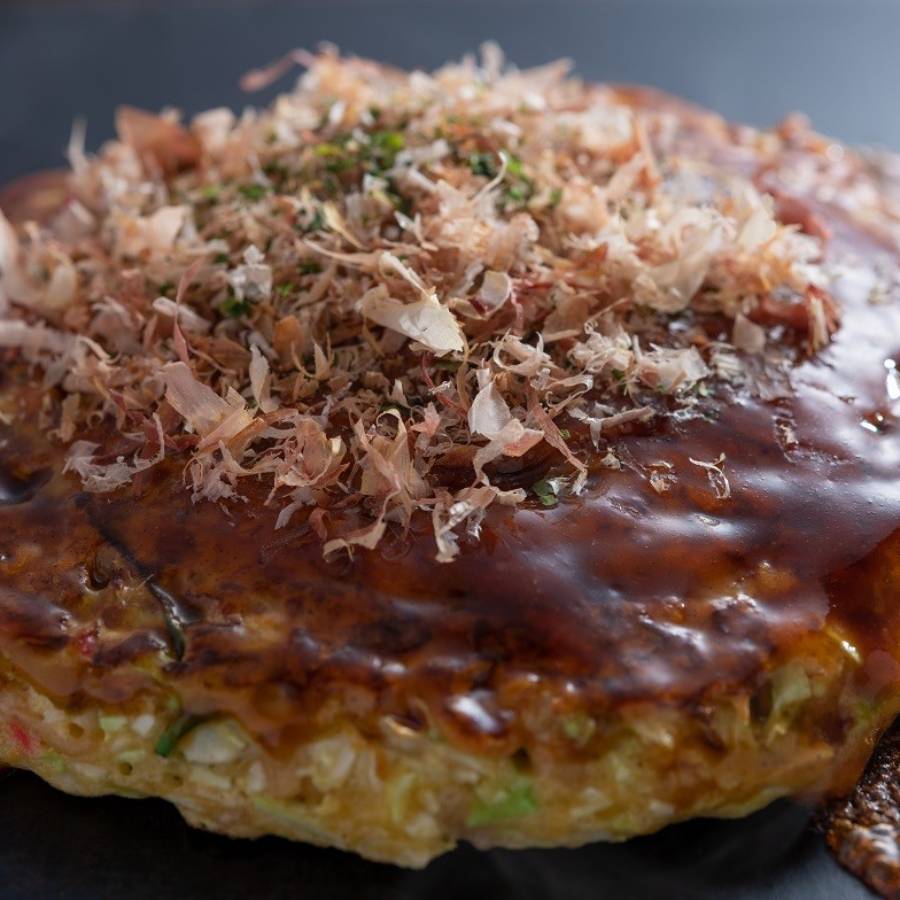 【簡単電子レンジ】＜京都 川端二条 夢屋＞”ふわふわ”「お好み焼き」＆九条ねぎ”ふわふわ”「お好み焼き」計5枚