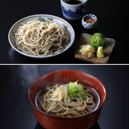 ＜京都吉兆＞「国産九割蕎麦・うまだし詰合せ」