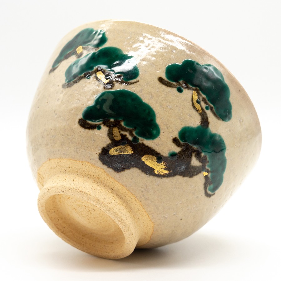 <北哉窯>抹茶碗 御本手 松