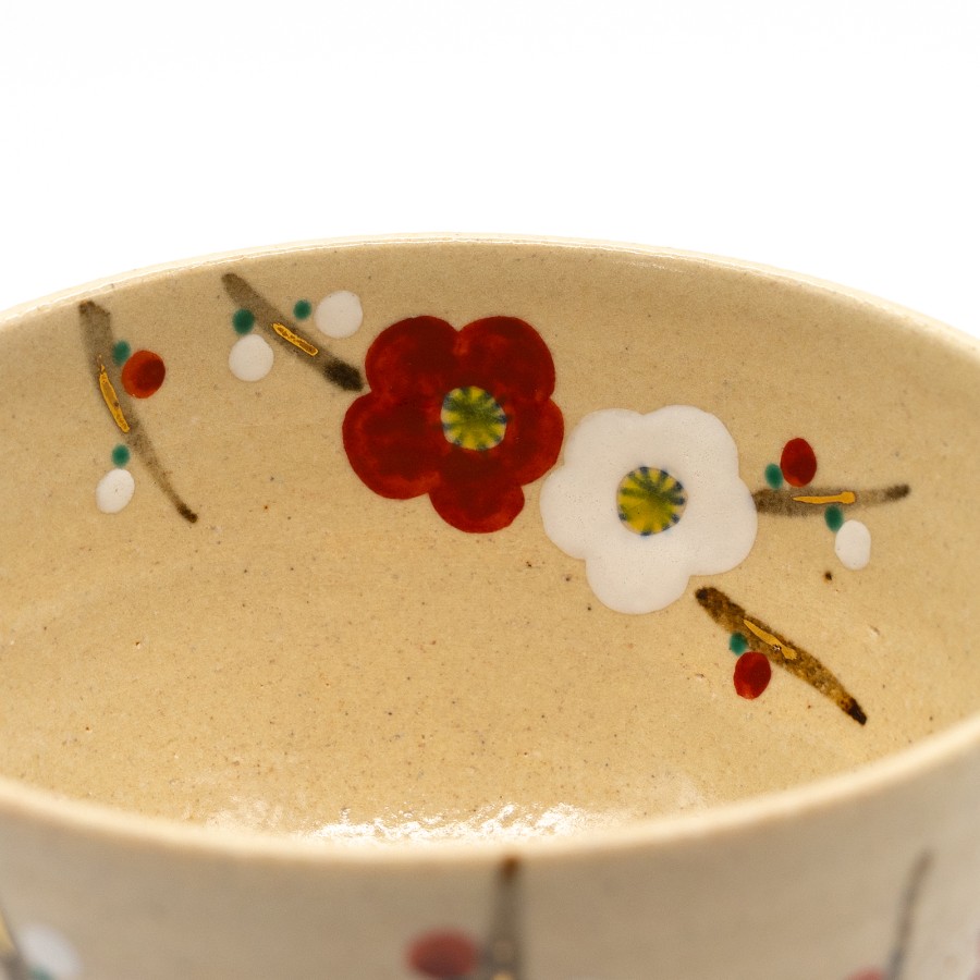 ＜北哉窯＞抹茶碗 御本手 梅