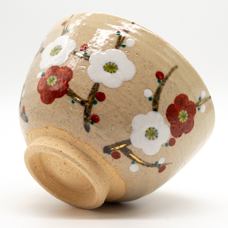 ＜北哉窯＞抹茶碗 御本手 梅