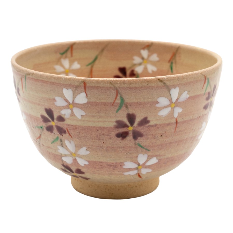 <北哉窯>抹茶碗 御本手 桜