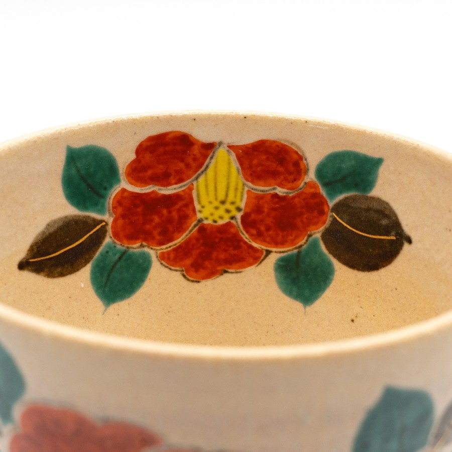 ＜北哉窯＞抹茶碗 御本手 椿