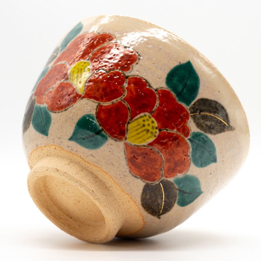 ＜北哉窯＞抹茶碗 御本手 椿