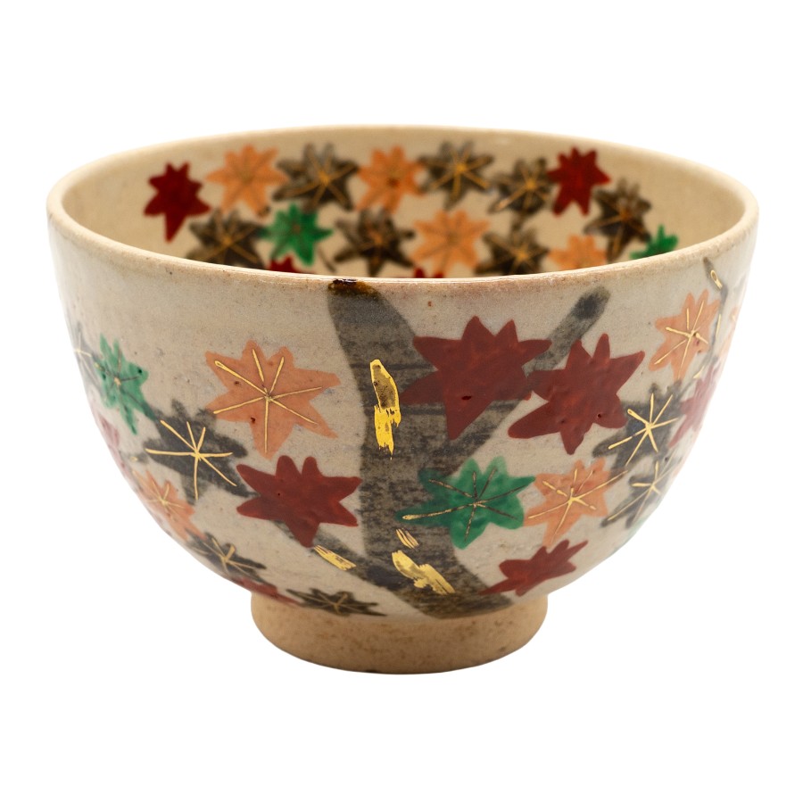 ＜北哉窯＞抹茶碗 御本手 紅葉