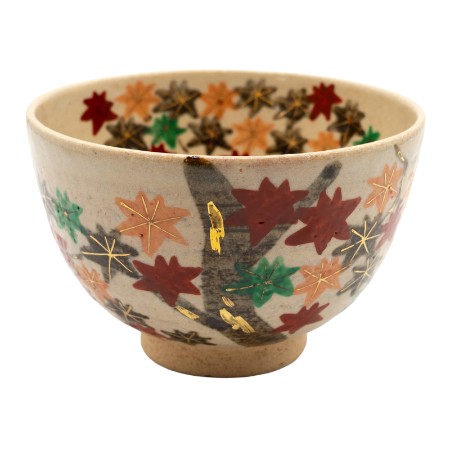 ＜北哉窯＞抹茶碗 御本手 紅葉