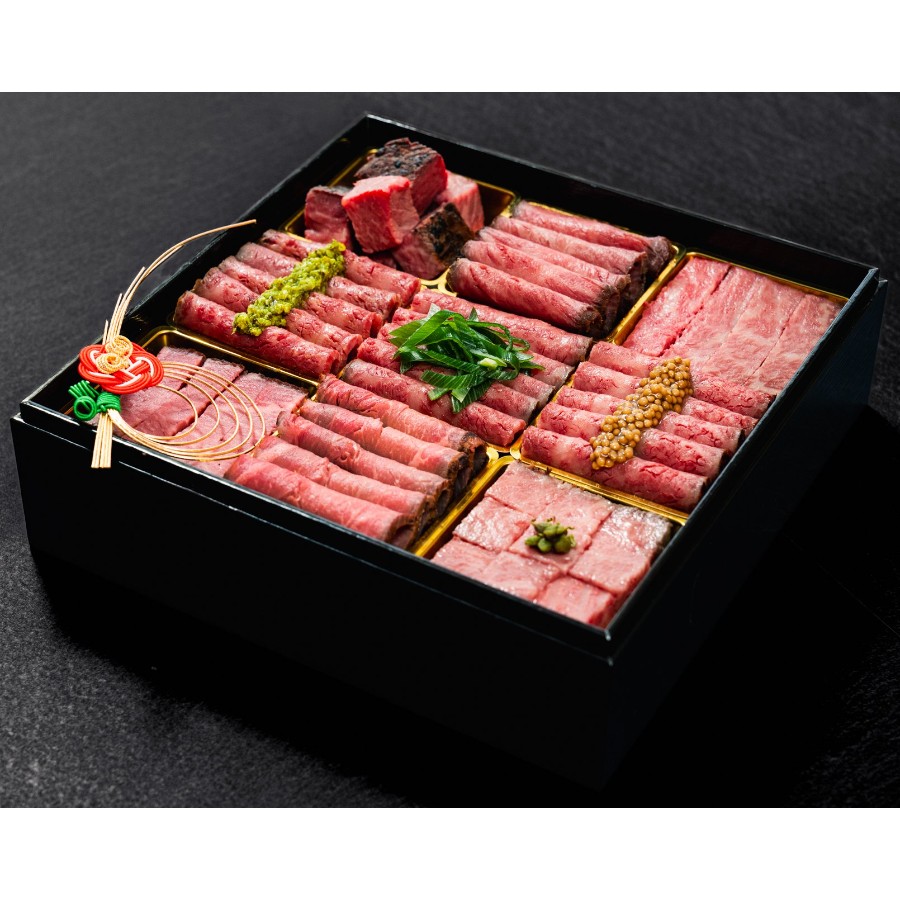<踊るローストビーフともや>ローストビーフ専門店が作る「肉おせち」一段重4~5人前【12月31日お届け】