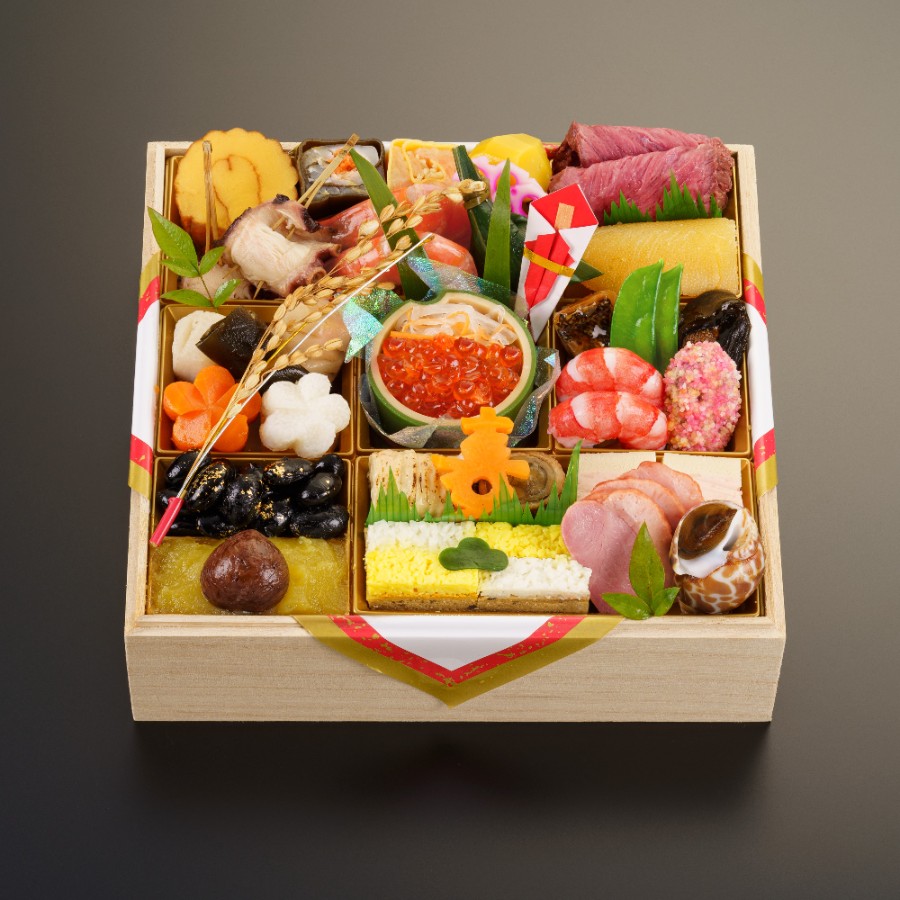 <京料理濱登久>おせち一段重(冷蔵/2~3人前)【12月31日お届け】