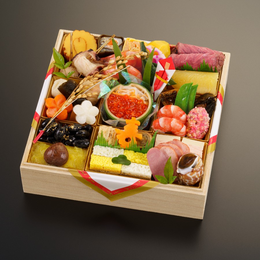 <京料理濱登久>おせち一段重(冷蔵/2~3人前)【12月31日お届け】