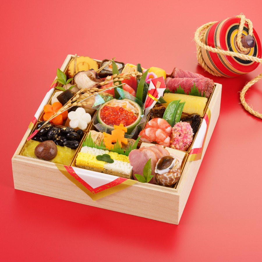 <京料理濱登久>おせち一段重(冷蔵/2~3人前)【12月31日お届け】