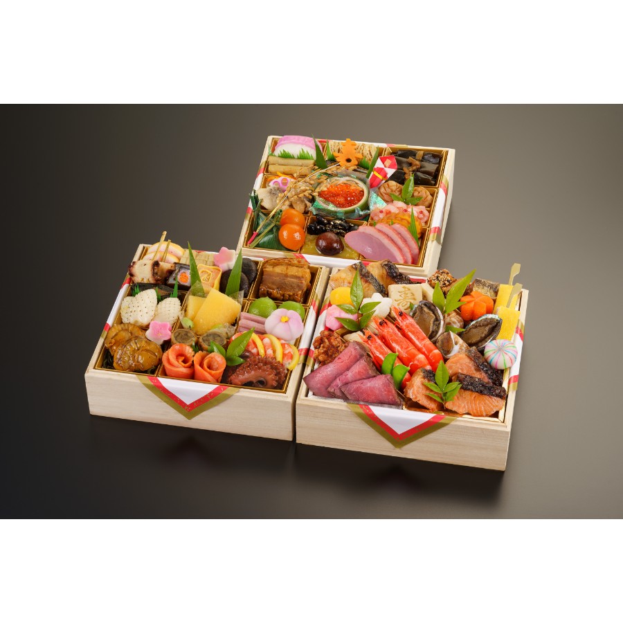 <京料理濱登久>おせち和三段重(冷蔵/4~5人前)【12月31日お届け】