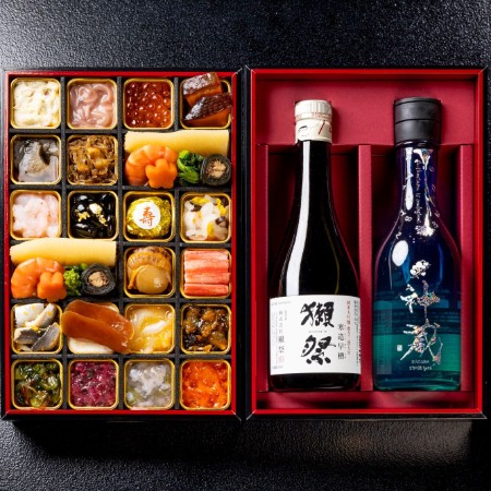＜下鴨茶寮＞酒肴おせち 冷凍一段お酒付き(冷凍／２人前)【12月29・30日お届け】