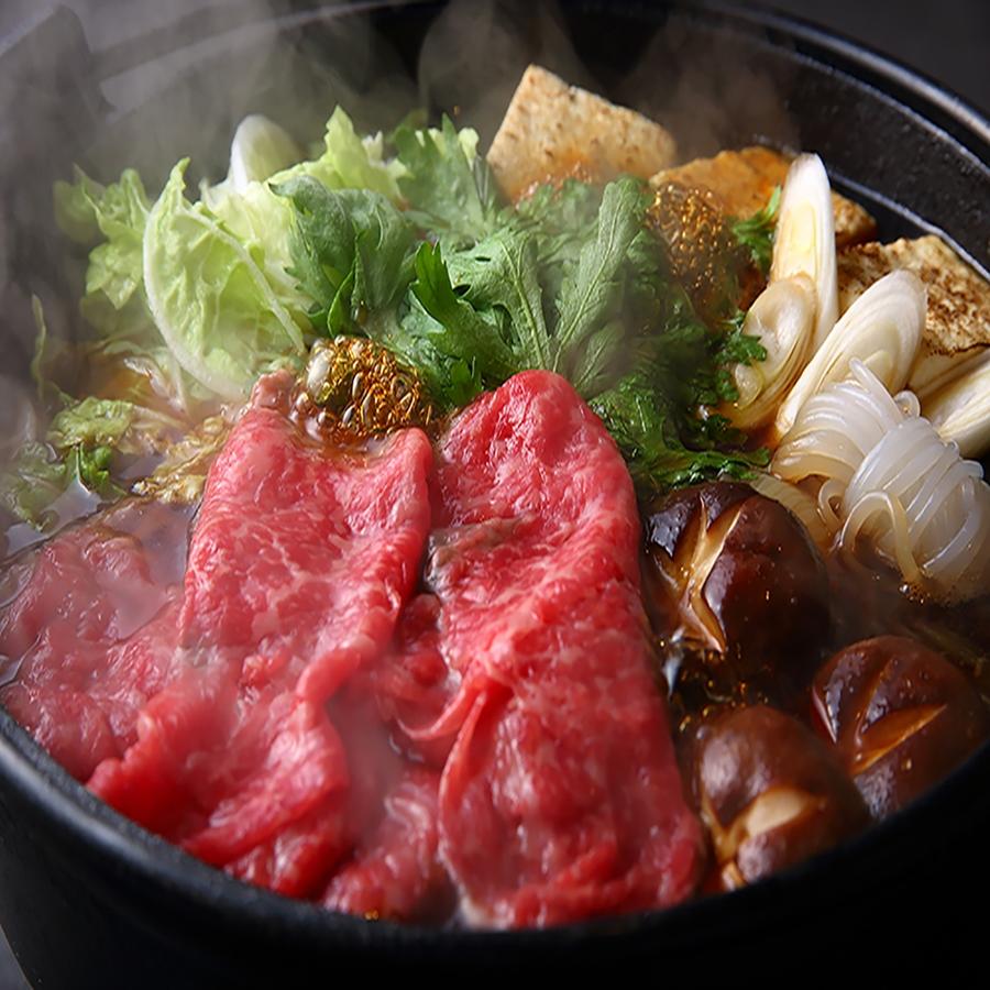 ＜幸福亭＞「国産黒毛和牛」赤身すき焼き・しゃぶしゃぶ用（ウデ・カタ）400gx3（計1.2kg）