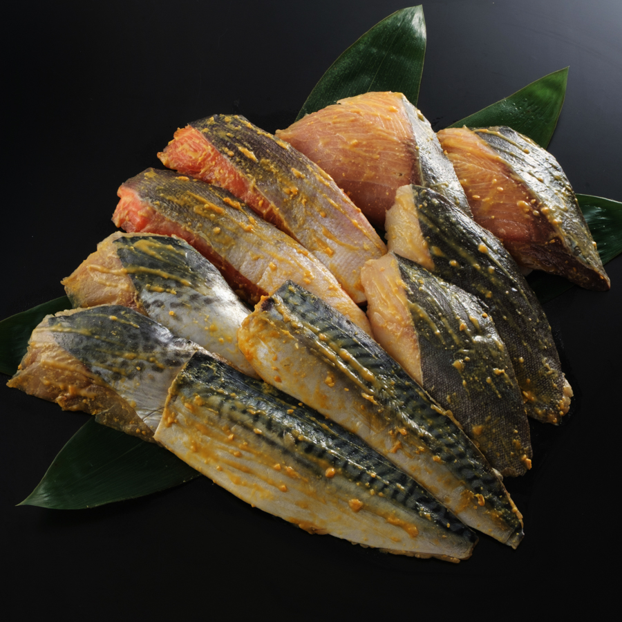 ＜ENDEAVOR＞「味噌漬」5種セット（鯖・鰆・天然ブリ・銀ダラ・銀鮭）　各2切（計10切）