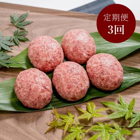＜ABCフーズサービス＞「牛タン」ハンバーグ130gx5（計650g）【3ヵ月定期便】