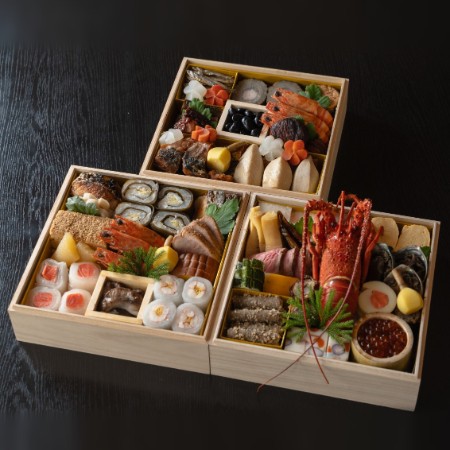 ＜京料理 松正＞特製おせち三段重(冷蔵) 3～5人前【12月31日お届け】