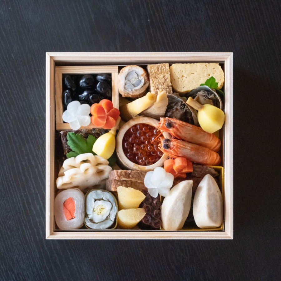 <京料理 松正>特製おせち一段重(冷蔵)2人前【12月31日お届け】