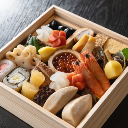 ＜京料理 松正＞特製おせち一段重(冷蔵)2人前【12月31日お届け】