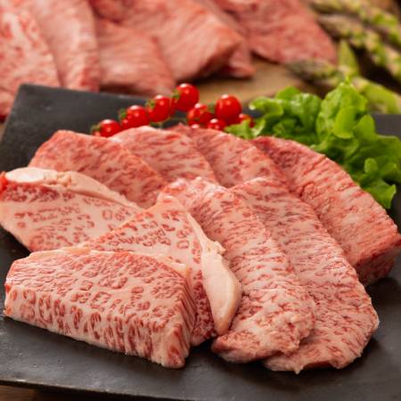 ＜京都丹波牧場＞”長期肥育”黒毛和牛「平井牛」A5ランク霜降り焼肉用（三角バラ・バラ）各250gx2（計500g）