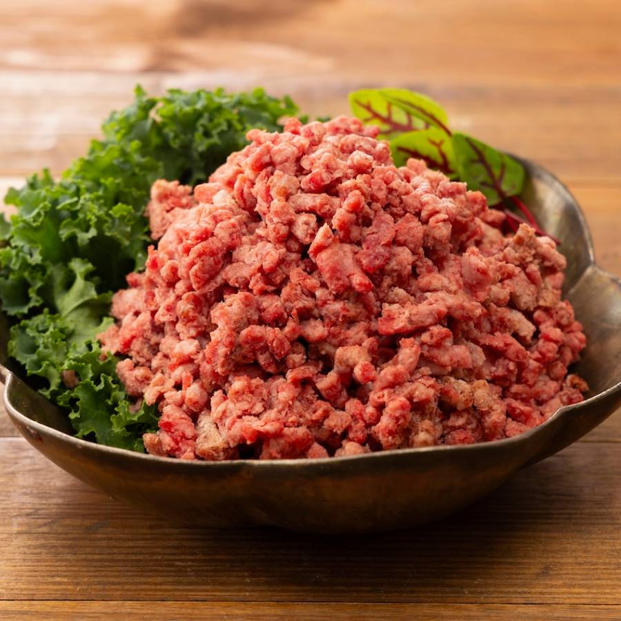 <京都丹波牧場>”長期肥育”黒毛和牛「平井牛」A5ランクミンチ 250g×2(計500g)