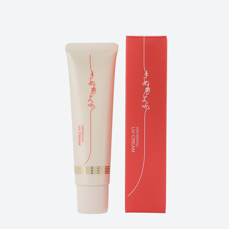 〈きぬもよふ〉スキンローション（化粧水）120ml・UVクリーム（日やけ止めクリーム・化粧下地）SPF50＋　PA＋＋＋＋　30g　セット