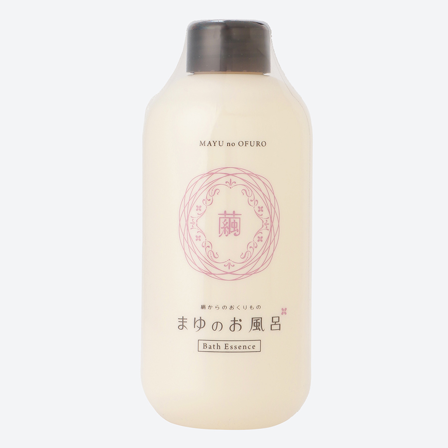 〈まゆシリーズ〉まゆのお風呂ボトル（スキンケア入浴液）480ml・まゆのお風呂詰替　450ml　セット