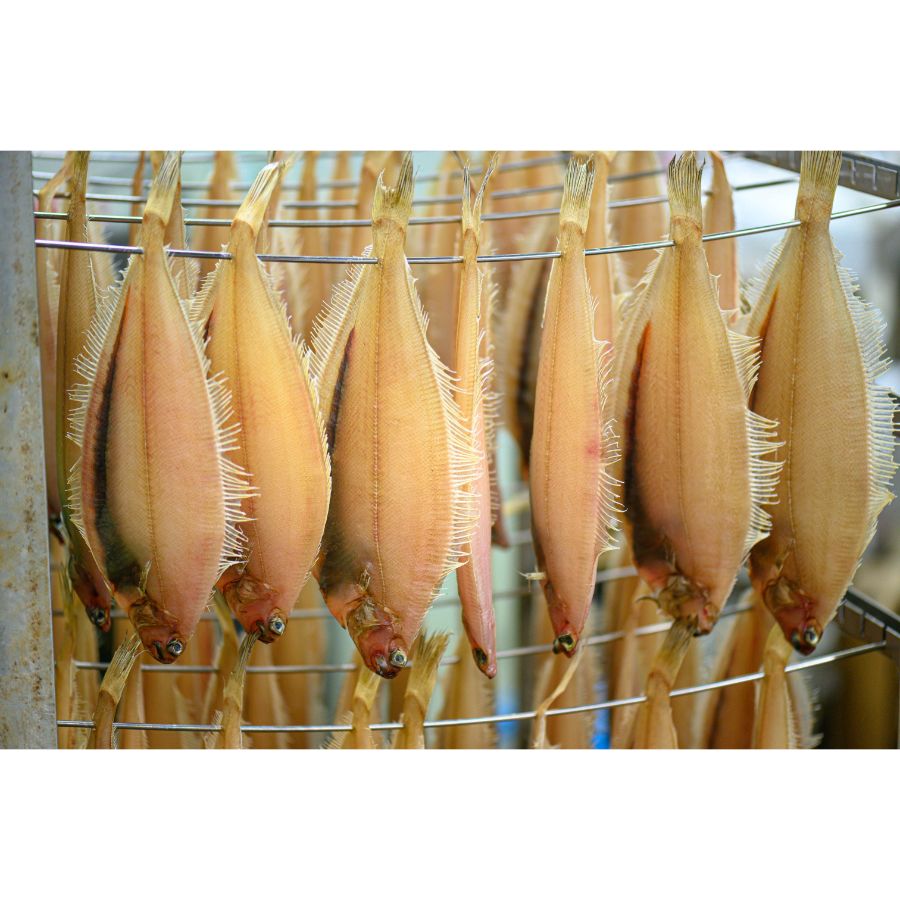 ＜蟹の匠 魚政＞笹カレイ「一夜干し」大サイズ(170g)× 5尾
